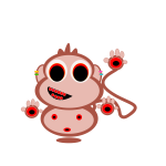 Red monkey